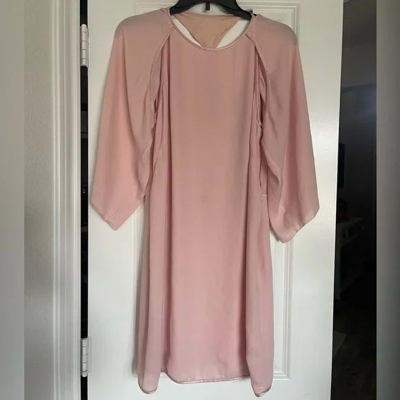 halston heritage dress pink Halston Heritage Blush Pink Dress